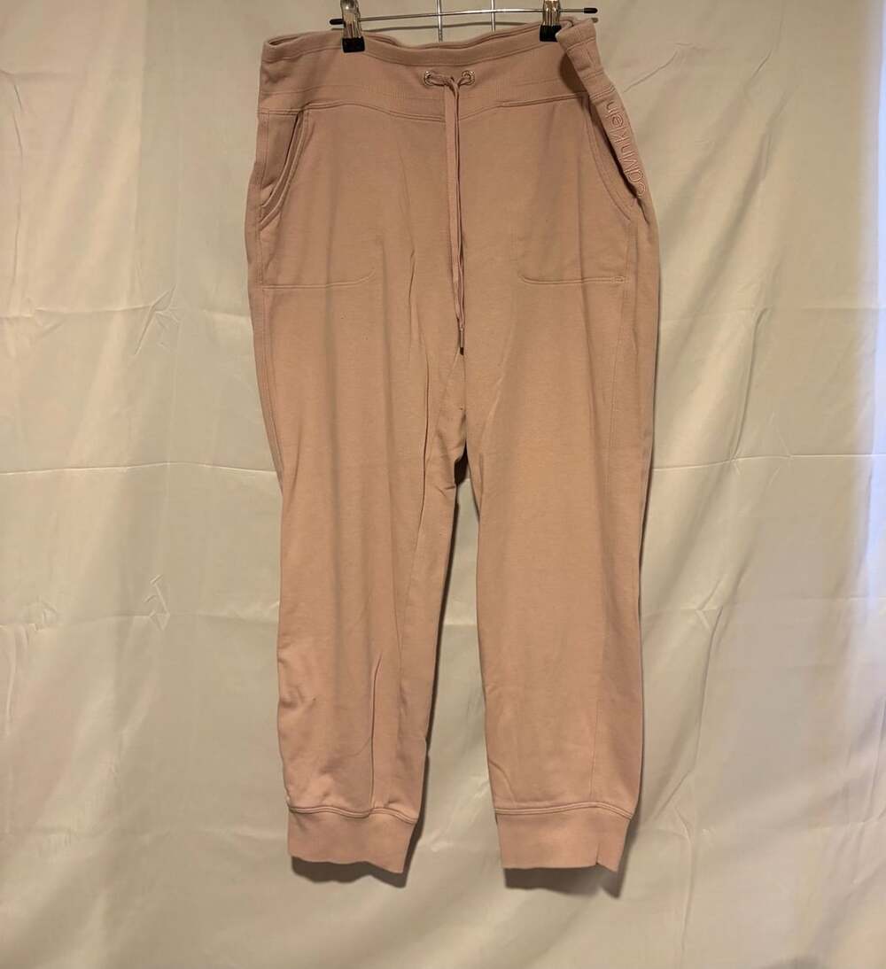 Calvin Klein Performance Joggers Size XL Pink Drawstring Sweatpants